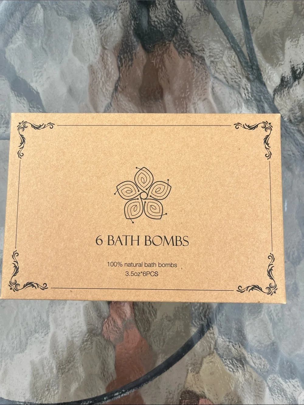 Bath Bombs SET OF SIX Handmade 100% Natural Essential Oils Gift Pack NIP - Picture 3 of 5